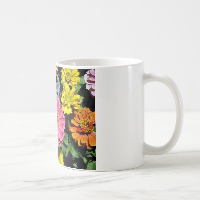 Färgblommor Kaffemugg (Höger)