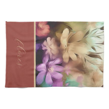 Färgblommor Köksdukar