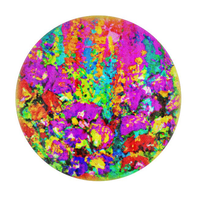 Färgblommor målning. Köp nu (Framsidan)