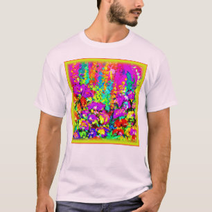 Färgblommor målning. Köp nu T Shirt