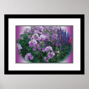 Färgblommor Poster