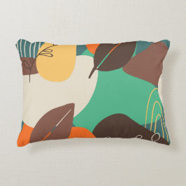 Färgblommor Prydnadskudde