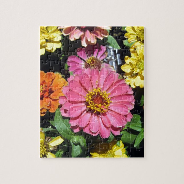Färgblommor Pussel (Vertikal)