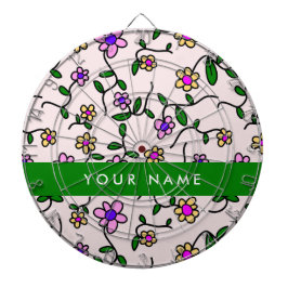 Färgblommor, Rosa, bakgrund, Grönt Darttavla