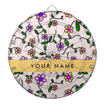 Färgblommor, Rosa, bakgrund, Gult