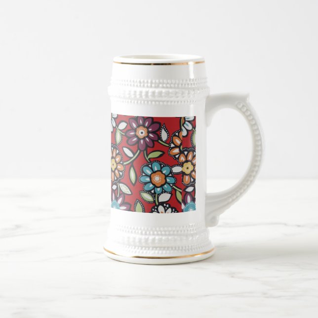 Färgblommor stein sejdel (Höger)