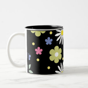 Färgblommor Två-Tonad mugg