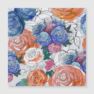 Färgblommor: Vibrant sjölöst Mönster