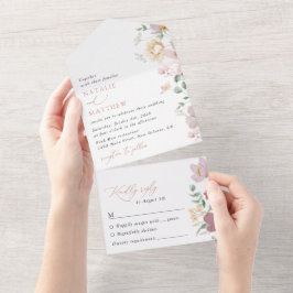 Färgblommor, Wildblommor, Boho, Bröllop