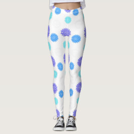 Färgblommor Yoga Leggings
