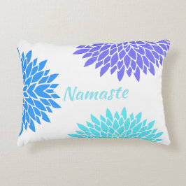 Färgblommor Yoga Prydnadskudde