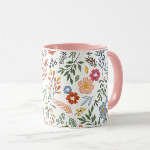 Färgblomsform mugg kopp