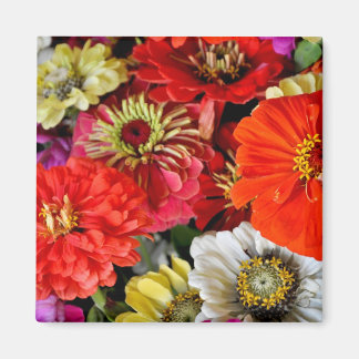 Färgblomstermagnet Magnet