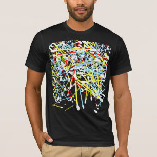 Färgbomull svabbar t shirt