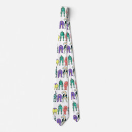 Färgbrytare Hund Butts Mönster Slips