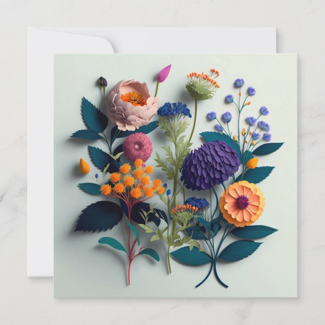 Färgbrytare Pappra blommor (Framsida)