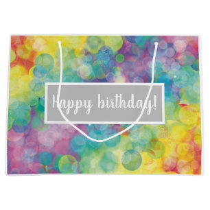 Färgbubblor Gift-tagg