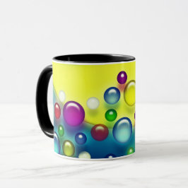 Färgbubblor Mugg