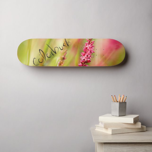 färgbuske skateboard (Väggkonst (Horz))