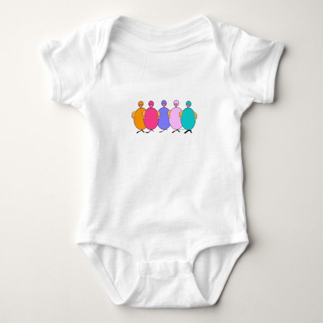FÄRGCHICKAR T SHIRT (Framsida)