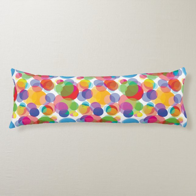 Färgcirkel Mönster Kroppskudde (Framsidan)