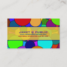 Färgcirkel Mönster Visitkort