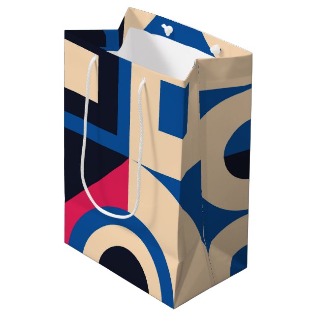 Färgcirkelgeometri mönster (Framsidan Vinklad)