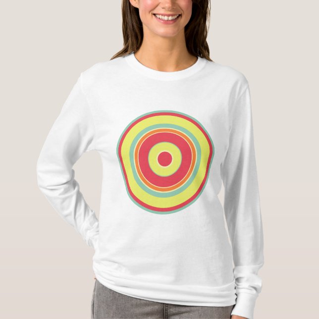 Färgcirklar 01 tee (Framsida)