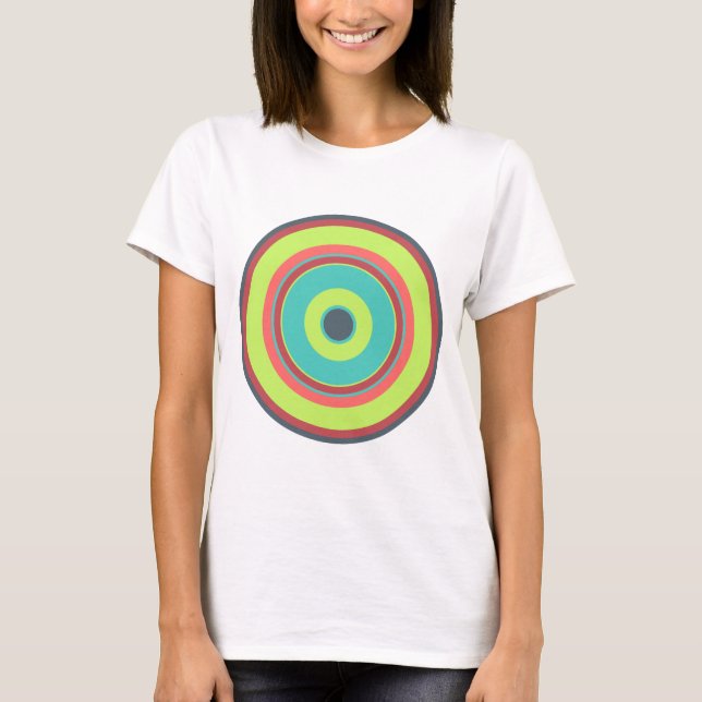 Färgcirklar 04 t-shirt (Framsida)