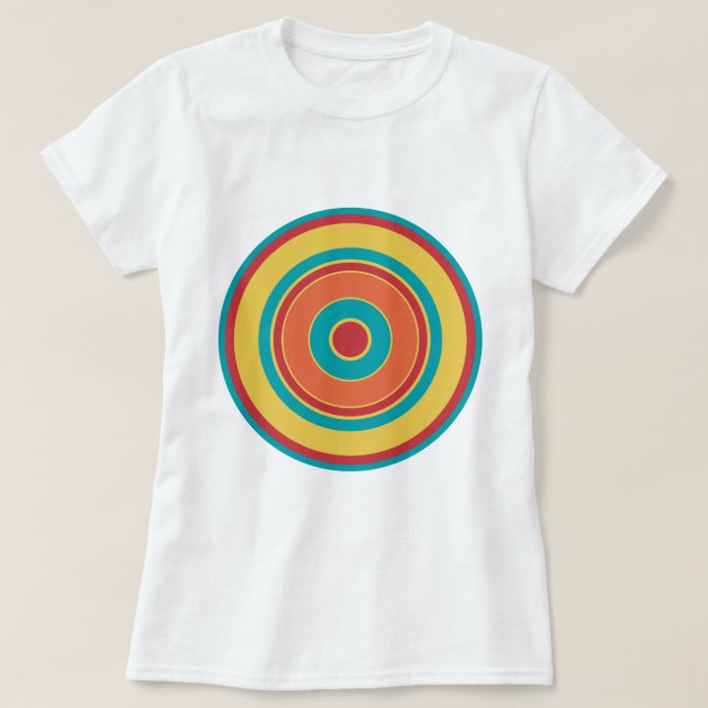 Färgcirklar 05 t shirt (Design framsida)
