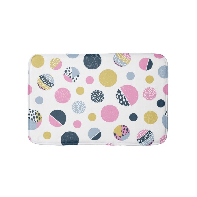 Färgcirklar Badrumsmatta (Framsidan)