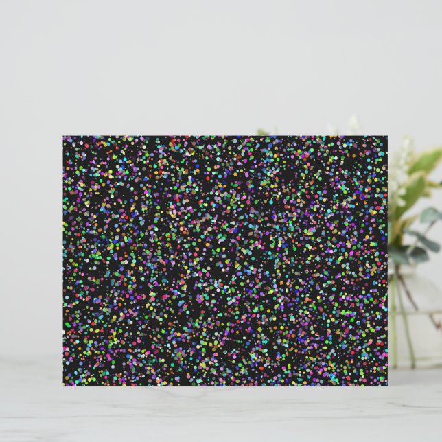 Färgcirklar bubblor på svart unika mönster (Stående Fram)