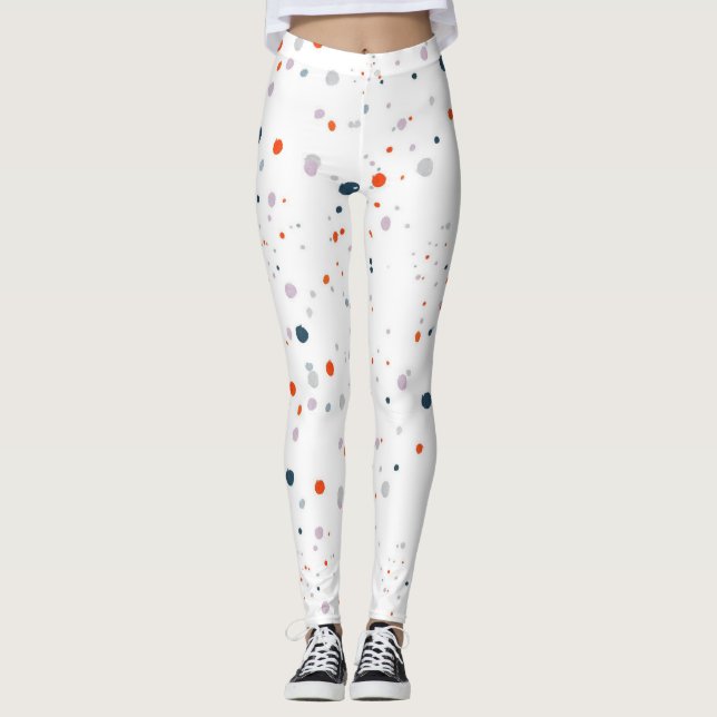 Färgcirklar Leggings (Framsida)