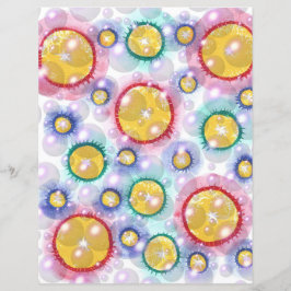 Färgcirklar och bubbelskrapor Pappra