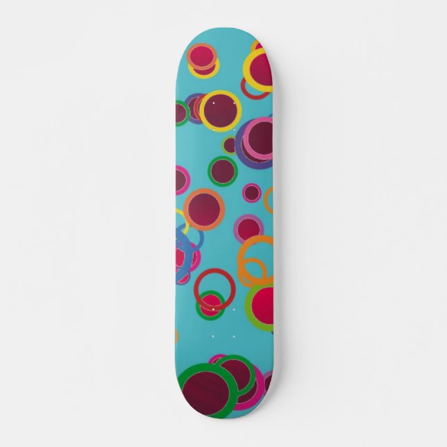 Färgcirklar Skateboard (Framsida)