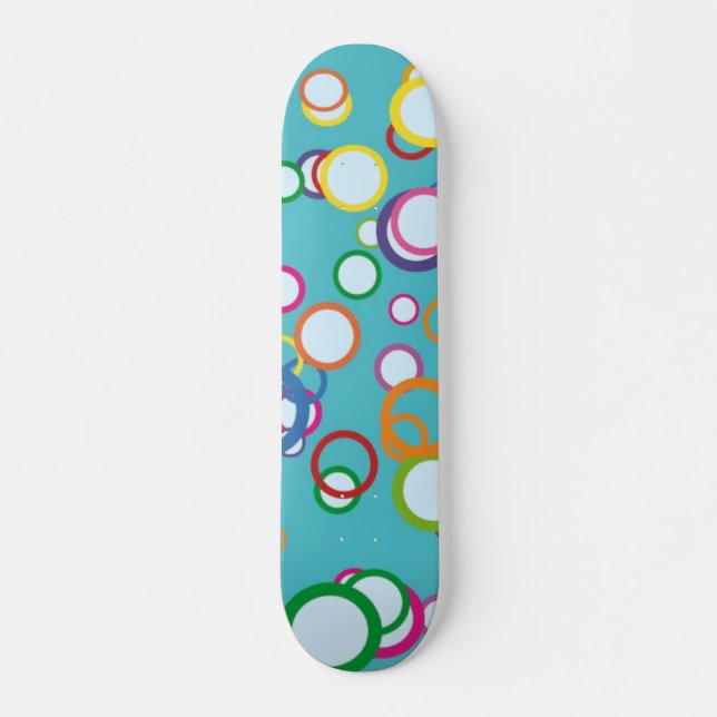 Färgcirklar Skateboard (Framsida)