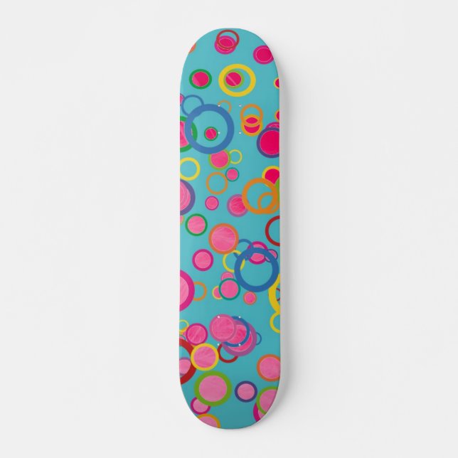 Färgcirklar Skateboard (Framsida)