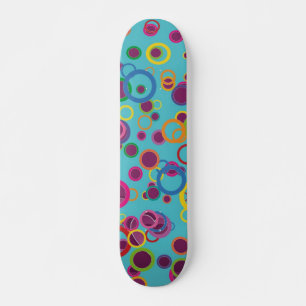 Färgcirklar Skateboard Bräda 21,5 Cm