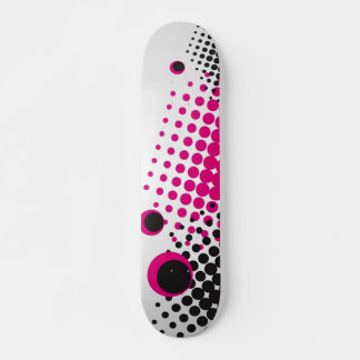 Färgcirklar Skateboard (vit) Bräda 20,5 Cm