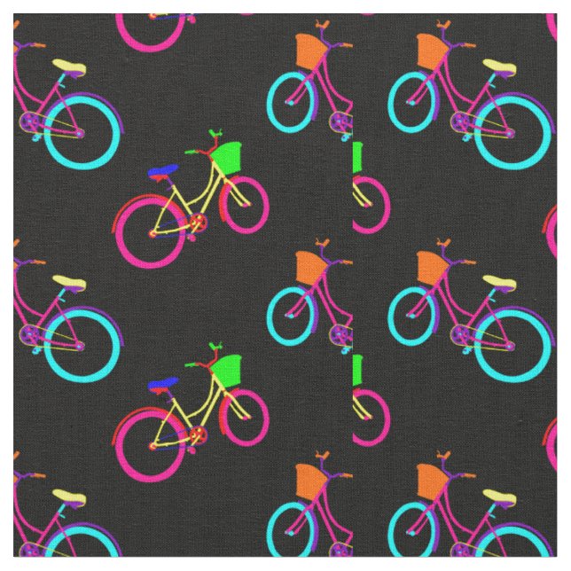 Färgcyklar med svart regnbåge tyg (Närbild)