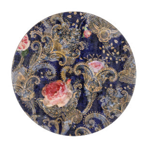 Färgdekorativa blommor Batik