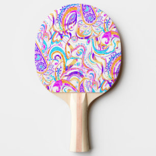 Färgdesign för färglösa färger i rött ljus pingisracket