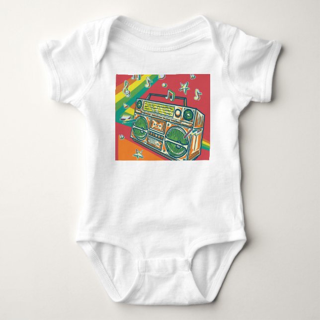 Färgdesign för funkyns startruta t shirt (Framsida)