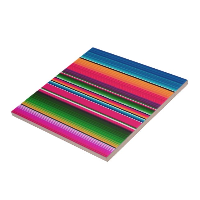 Färgdesign för Rand i mexikansk serbform med blank Kakelplatta (Sidan)