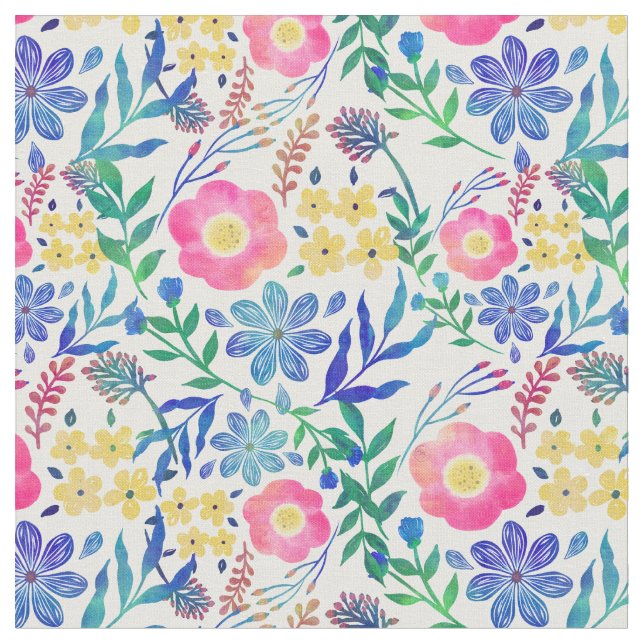 Färgdesign för snyggt rosa blommor tyg (Närbild)