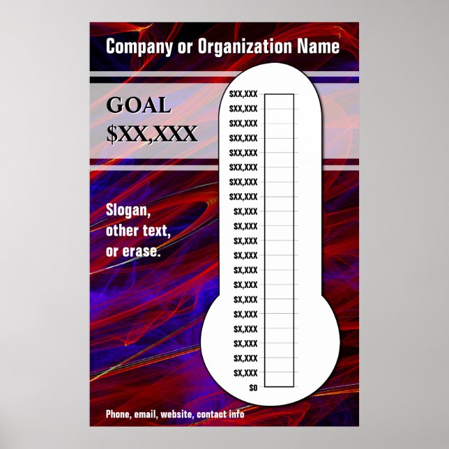 Färgdiagram för blått och Magenta Poster (Framsidan)