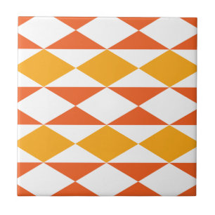 Färgdiamant Modern Geometric Rand Mönster Kakelplatta