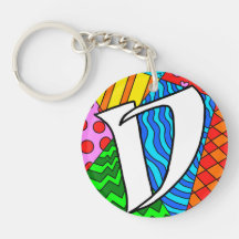 Färgdoudlar av brev D