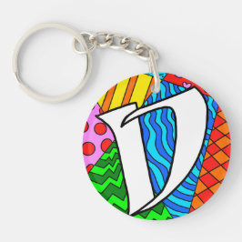 Färgdoudlar av brev D