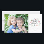 Färgdoudles God jul Photo Julkort<br><div class="desc">Det här ljusa och färgstarka fotokortet innehåller våra illustrerade helgdag i helgdag och säger "God jul" i ett modernt penselskript. Kommer med ett matchande mönster på motsatt sida för ett speciellt kort från extra. Den här designen ingår i en samling.</div>